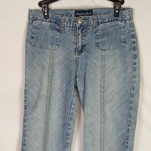 Juniors Comfort Jeans Capri Size 9/10 - Picture 2 of 8